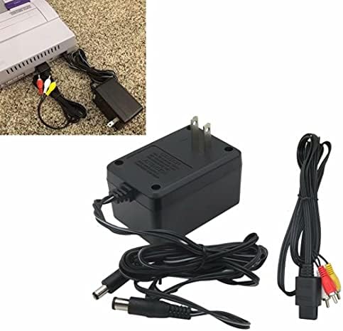 Balík prémiových av káblov a napájacích adaptérov USonline911 pre konzolový systém Super Nintendo SNES