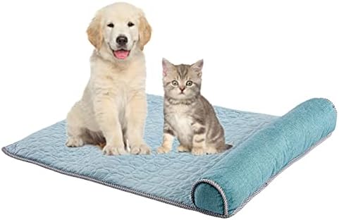 Pbed Summer Cooling Dog Bed & amp; spací Mat-Ice Silk Pet Self Cat Cooling Bed Pohovka umývateľná v práčke s