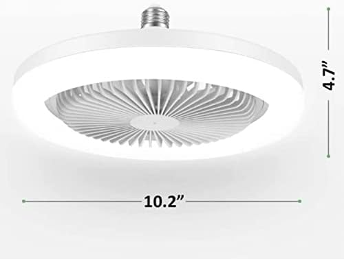 Stropné ventilátory so svetlami-moderné osvetlenie stropný ventilátor LED E27 lampa lustre stmievateľný stropný