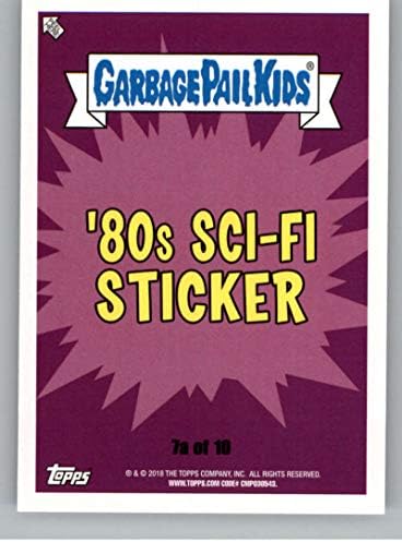 2018 Topps Garbage Pail deti Oh horor-ible 80s Sci-Fi samolepky 7A SNAKE JAKE Peelable Collectible Trading