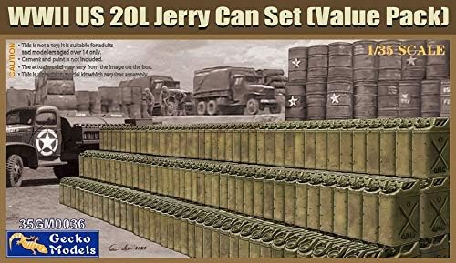 Gecko modely 1/35 mierka WWII US 20l Jerry môže nastaviť-plastový model stavebnice 35GM0036