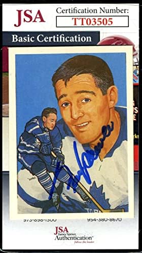 Frank Mahovlich JSA Coa autogram 1983 Sieň slávy podpísaný hokej