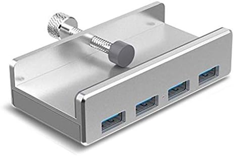 Wjccy Hliník 4 Port multifunkčný USB 3.0 klip typu USB C HUB pre stolný Notebook klip rozsah